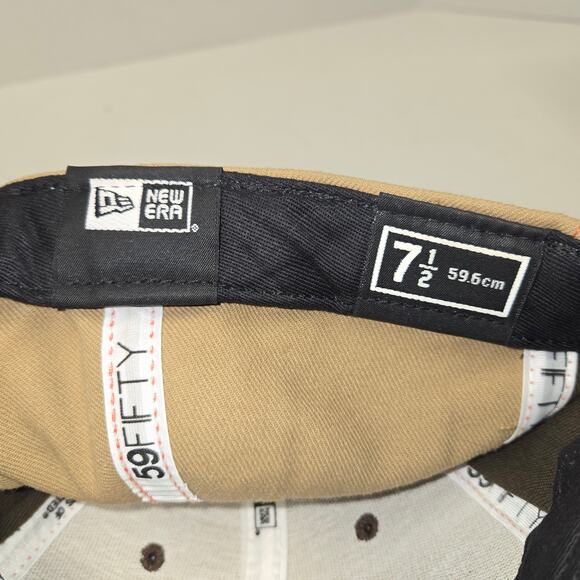 New Era 59FIFTY Seattle Mariners 7 1/2 Throwback TBTC Hat Brown Tan Compass Logo - Picture 8 of 10